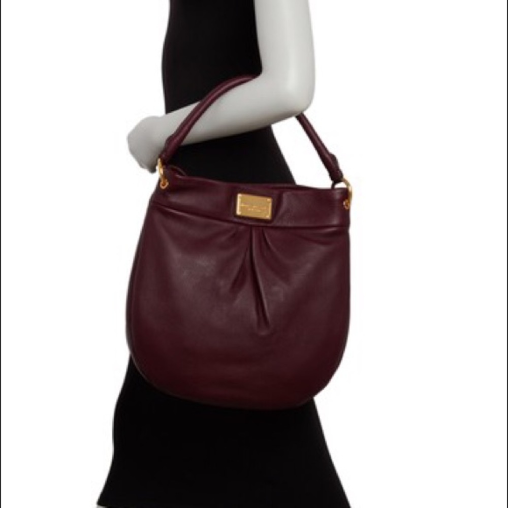 Marc Jacobs Burgundy Hobo Bag